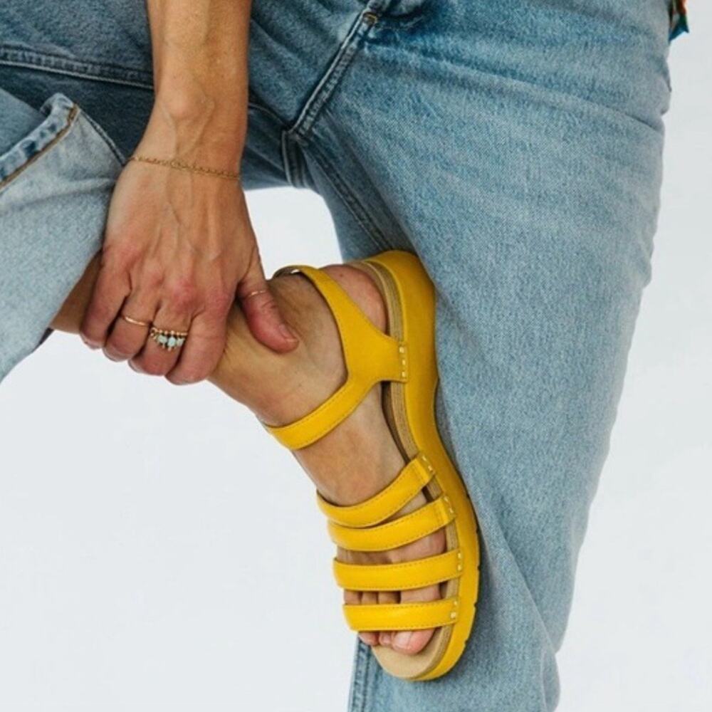 Dansko Women’s Yellow Strappy Sandals